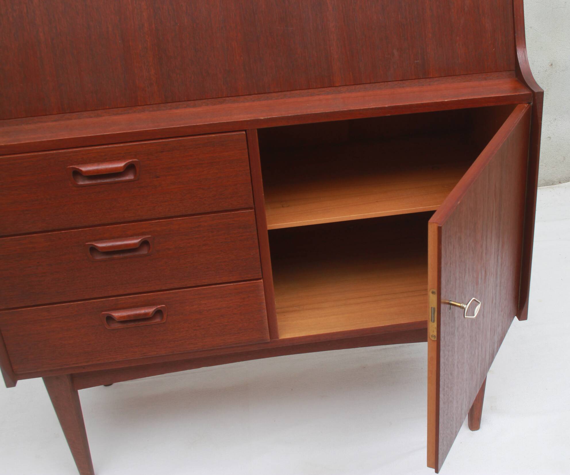 1950s secretary desk in teak