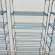 Set of 3 Rigidex iron storage locker shelves 1950s