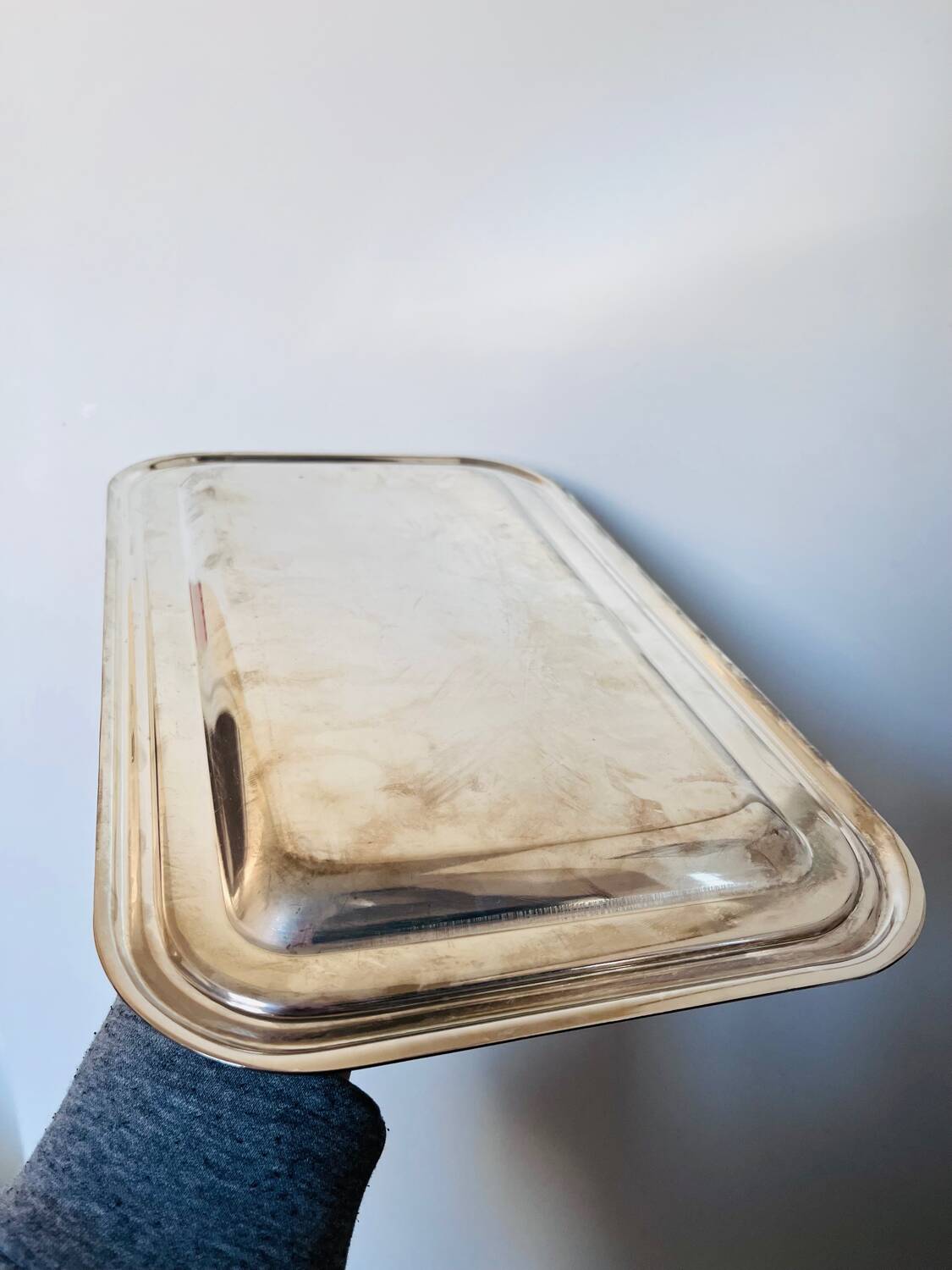 Vintage silver-plated tray