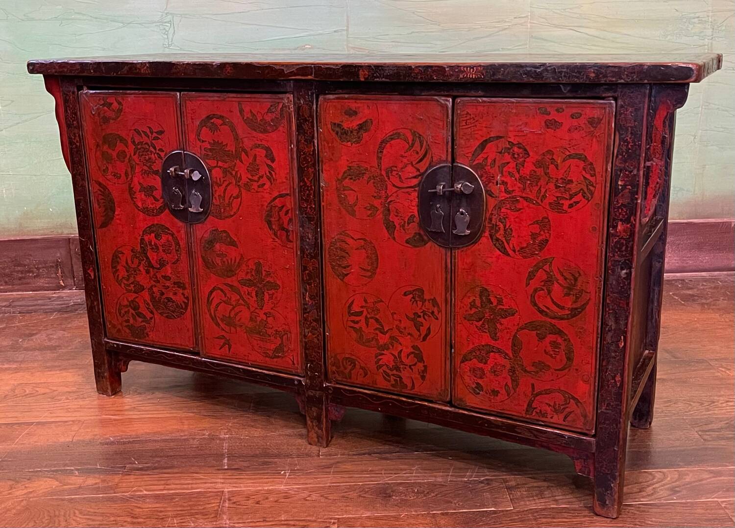 Antique Chinese low sideboard