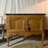 Buffet 2 doors in solid cherry louis XV style