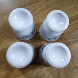 4 Arcopal Veronica egg cups