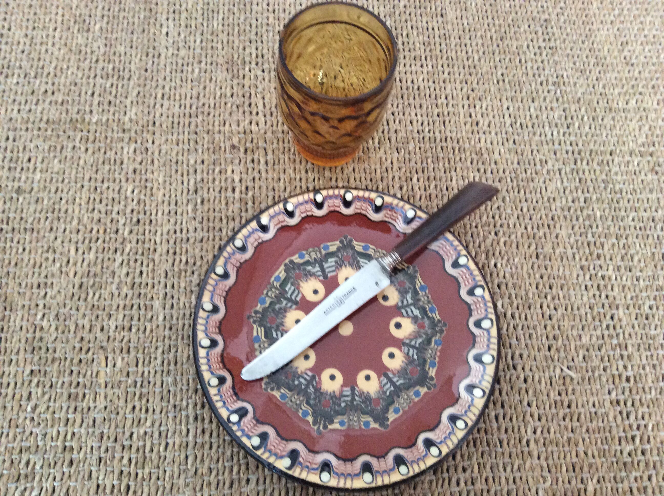 Series of 9 cheese knives