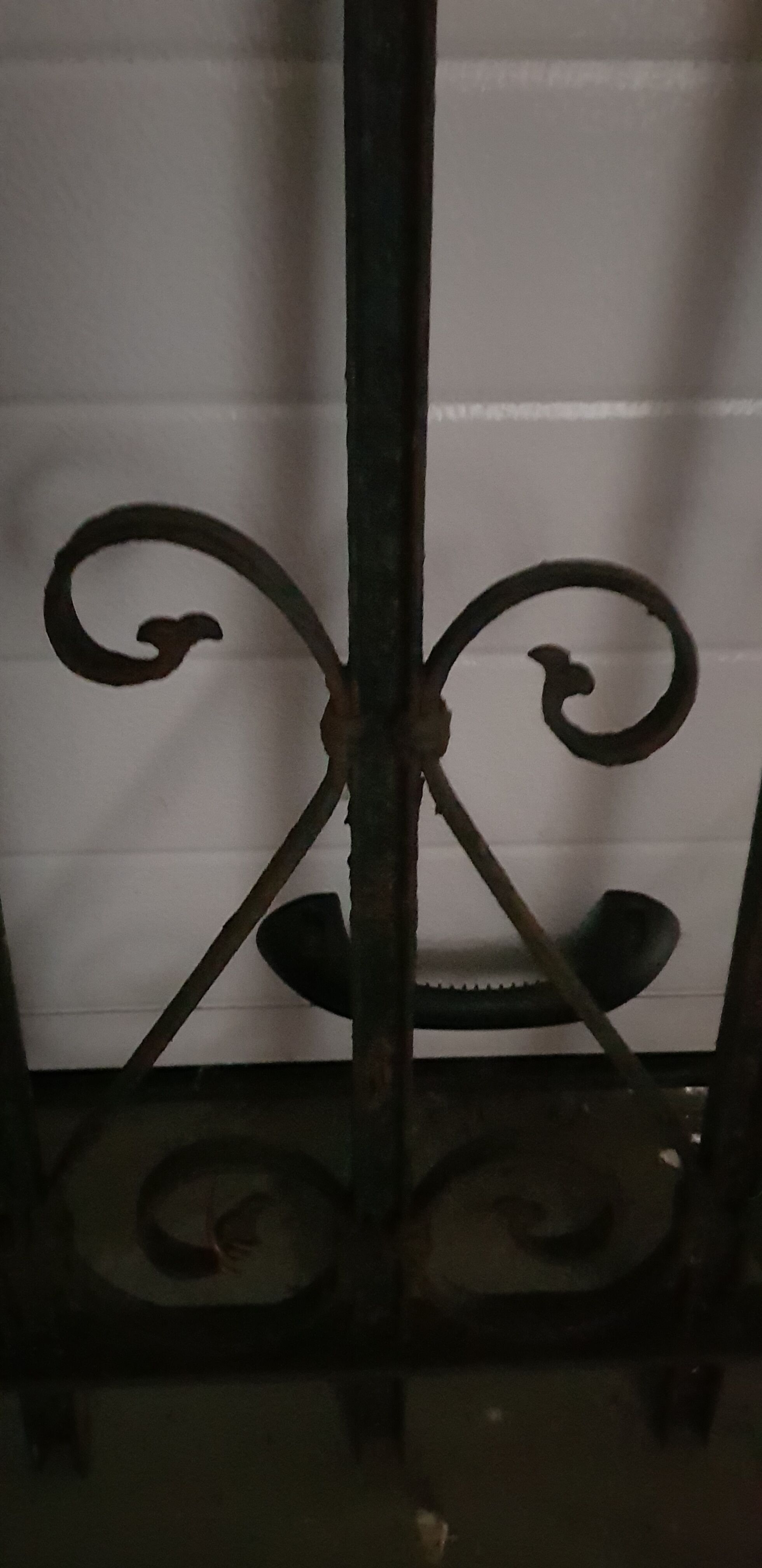 Wrought iron grid