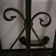 Wrought iron grid