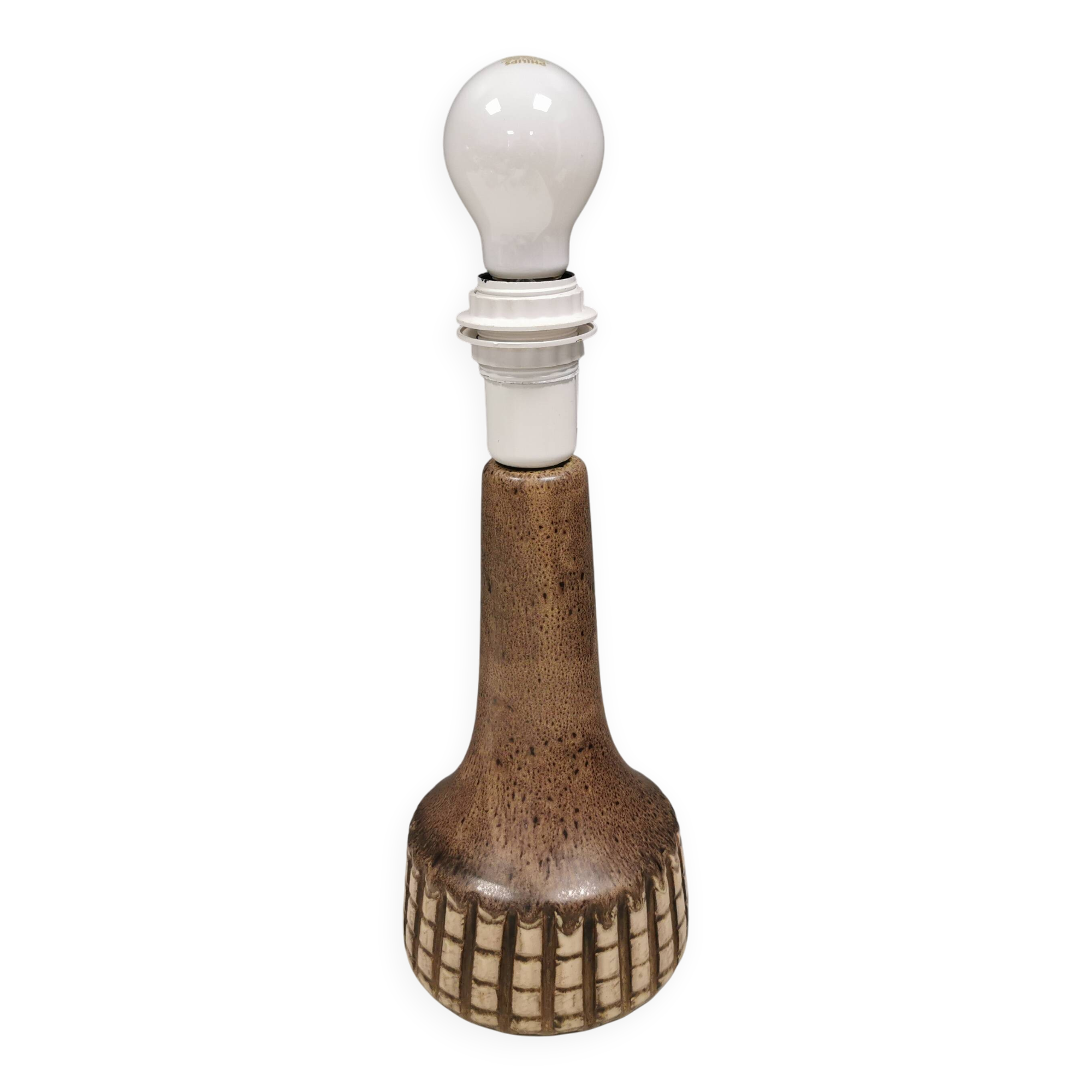 Table lamp from Løvemose Ceramics, Denmark, 1980s.