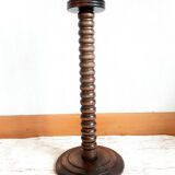 Fifth wheel ashtray turned wooden 1940 art deco