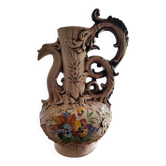 Cruche en céramique italienne signée "Bassano Italy"
