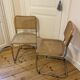 Pair of Cesca b32 Marcel Breuer chairs