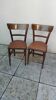 Pair of vintage bistro chairs in BAUMANN style