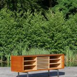 RY25 oak sideboard by Hans J. Wegner, produced by RY Mobler, 1960