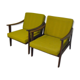 Pair of chairs Scandinavian style of the 1960s