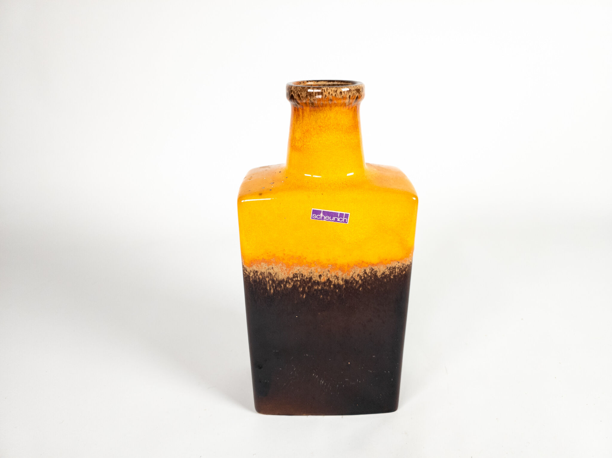 Block vase - model 281-30 - W-Germany - 70's, Scheurich keramik