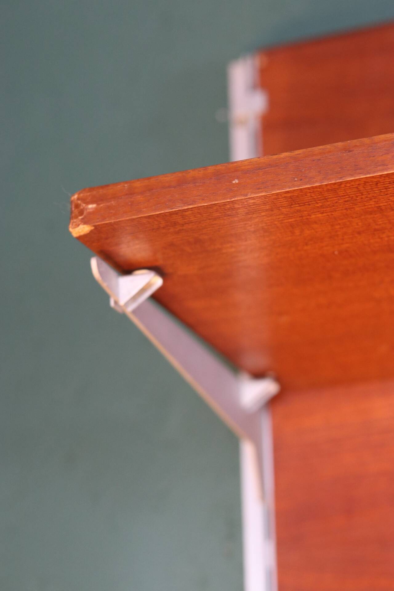 Vintage Scandinavian teak wall unit