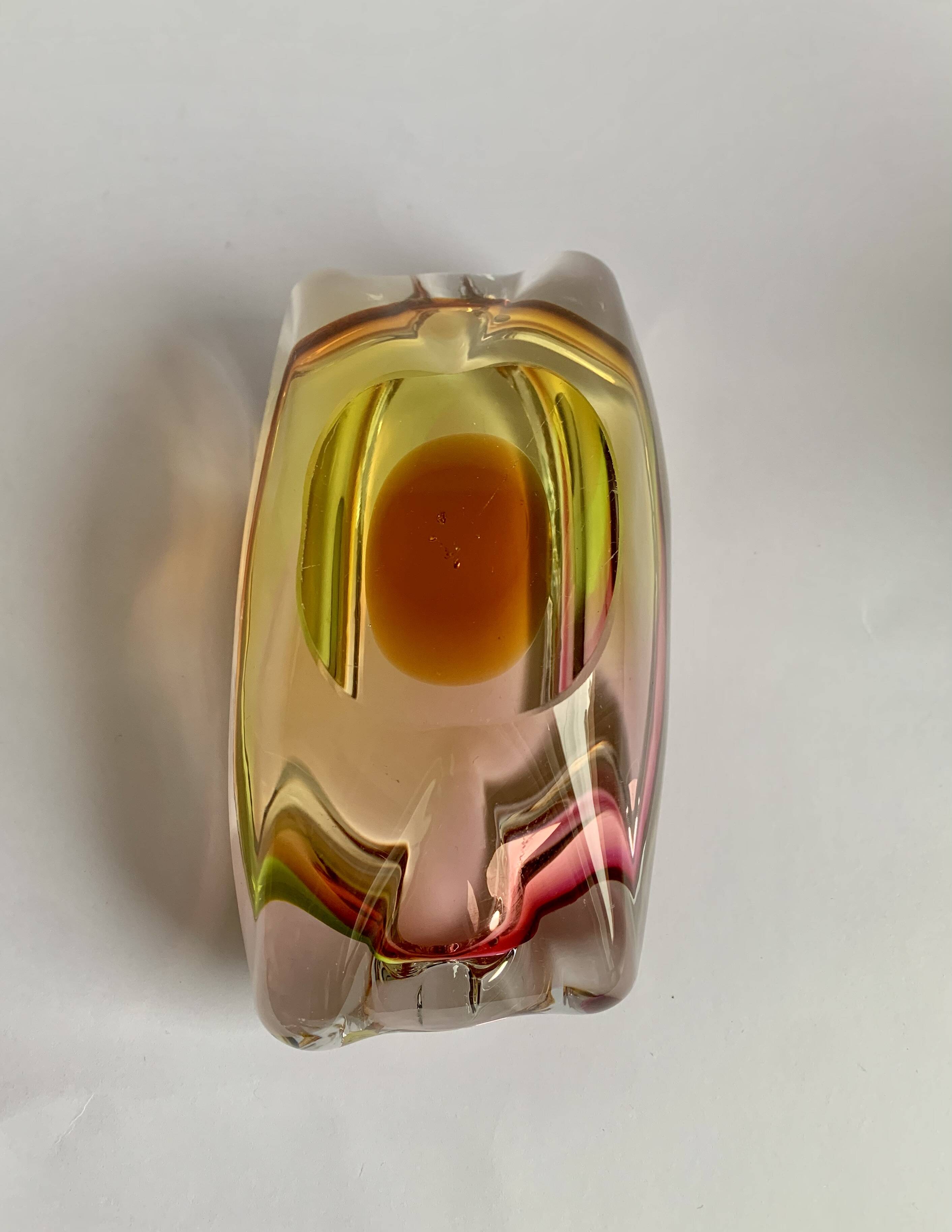 Astray par Josef Rozinek pour Novy Bor Glassworks, 1960s