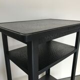 Console table riveted metal 1940 industrial