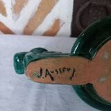 Vintage green candle holder