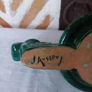 Bougeoir vintage vert