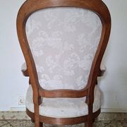 Fauteuil Cabriolet Louis-Philippe en Acajou – XIXe siècle