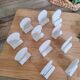 White porcelain name holder