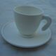 Set of Guzzini cups in white plastic, Italian design