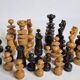 Antique boxwood chess set, Regency style, late 19th - early 20th century, complete, 10.5 cm