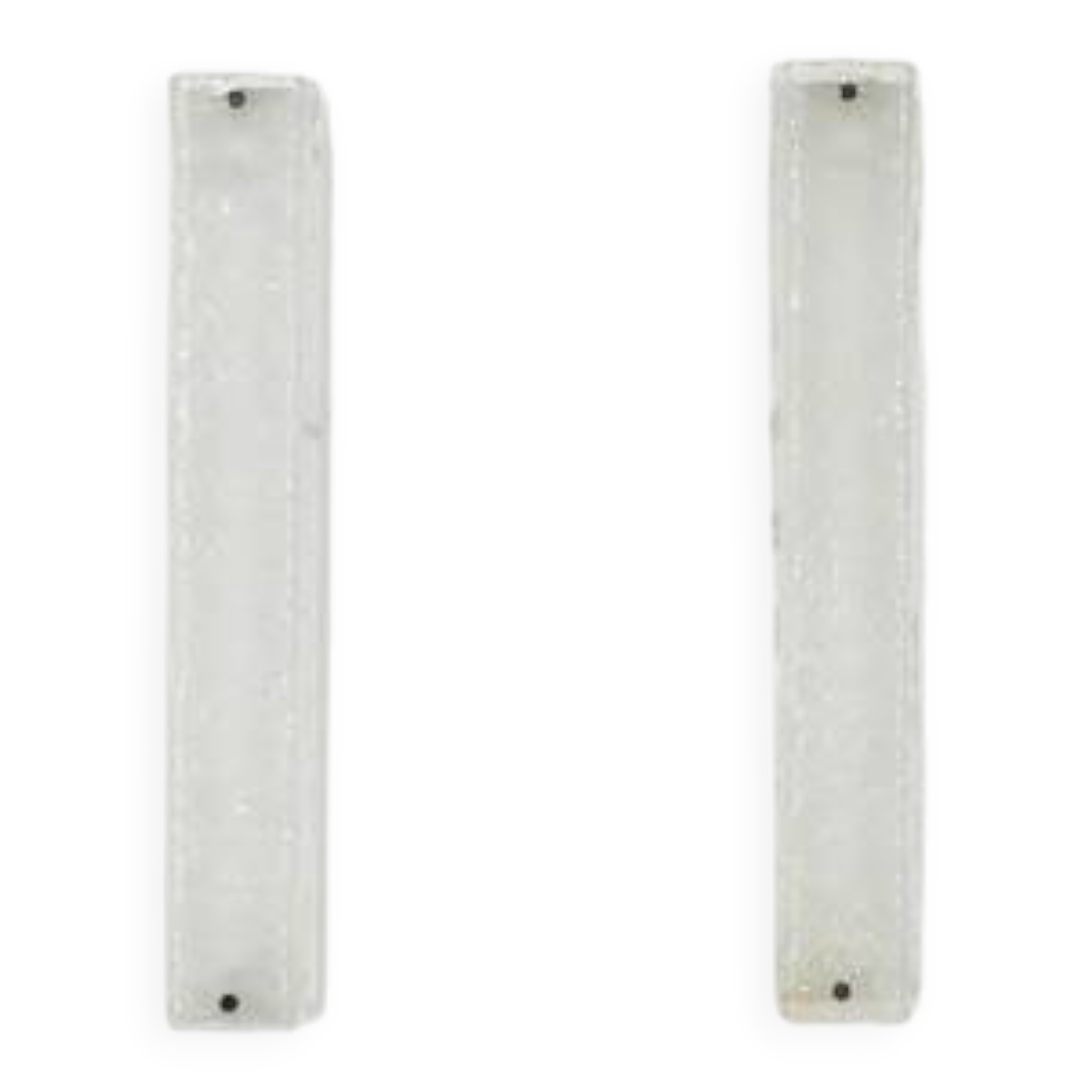 Large pair of Murano glass wall sconces, Italy 1970s. Vintage