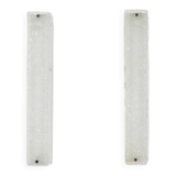 Large pair of Murano glass wall sconces, Italy 1970s. Vintage