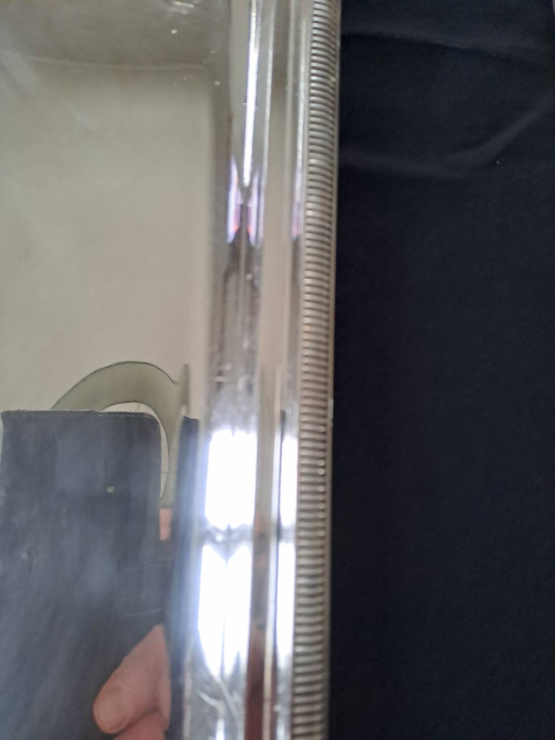 Set of two silver-plated metal trays from Christofle