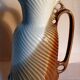 Pichet barbotine Art-Nouveau début XXème