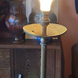 1950s floor lamp in brass with double gold and bronze patina