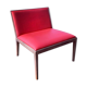Fauteuil Andreu World en skaï rouge