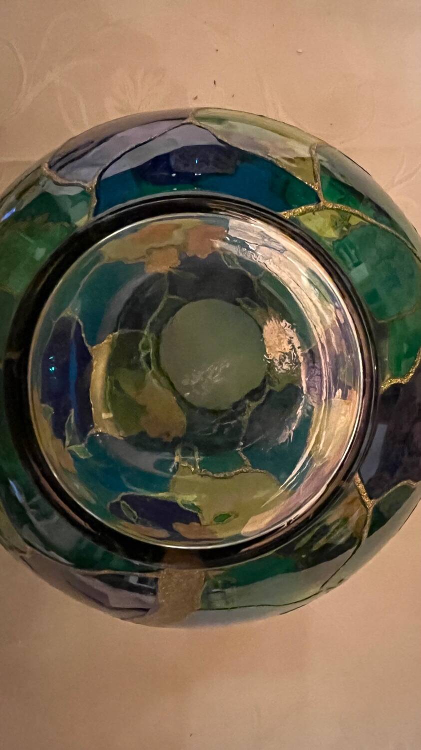 Palita multicolor glass vase