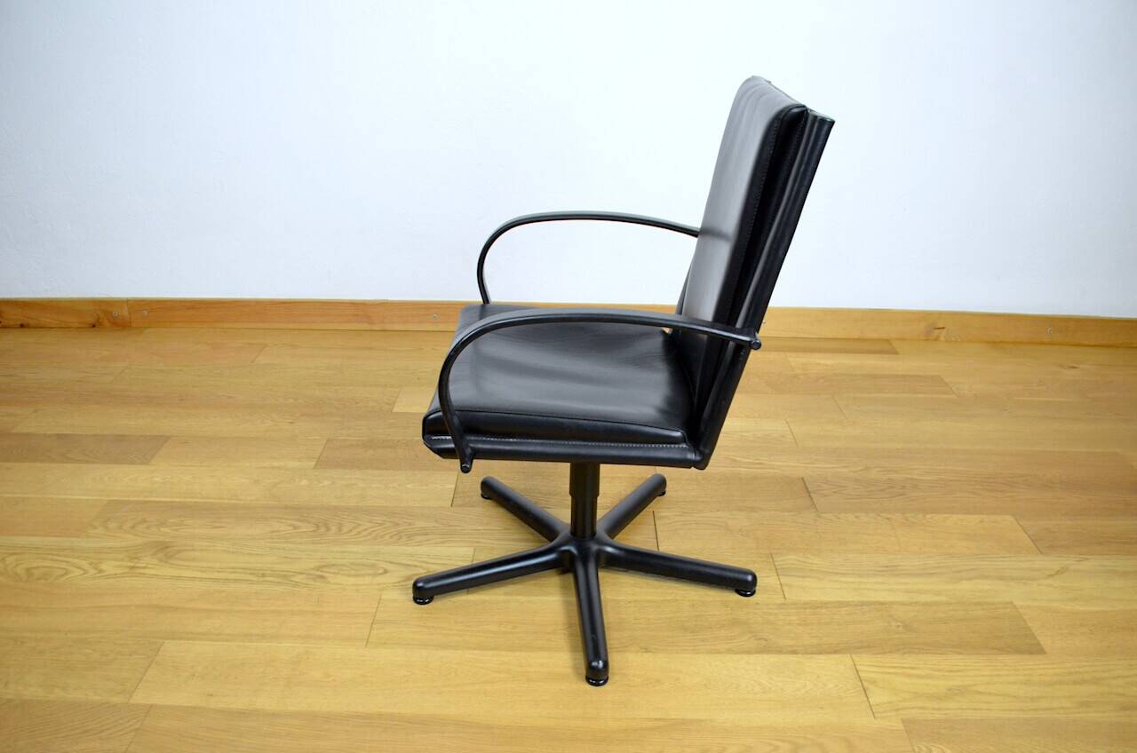 Leather Office Chair by Matteo Grassi, Italy