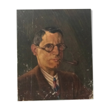 Portrait huile