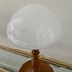 Lampe scandinave en bois et opaline