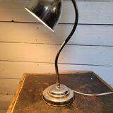 Table lamp chromed metal of the 50s