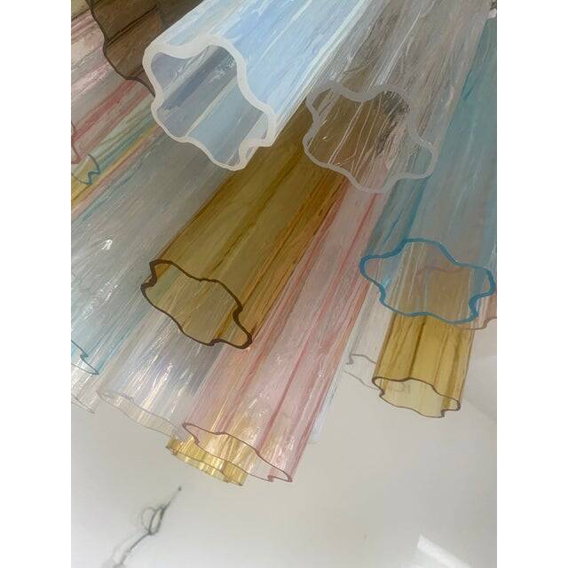 Contemporary Modern "Tronco" Murano Glass Sputnik Chandelier Venini Style