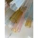 Contemporary Modern "Tronco" Murano Glass Sputnik Chandelier Venini Style