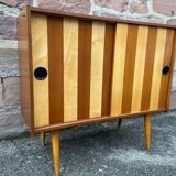 Small piece of furniture extra feet compass vintage design 1960