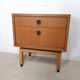 Armoire vintage, table de chevet MDK
