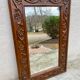 Deux miroir ancien 19eme bois chêne Napoléon sculpté