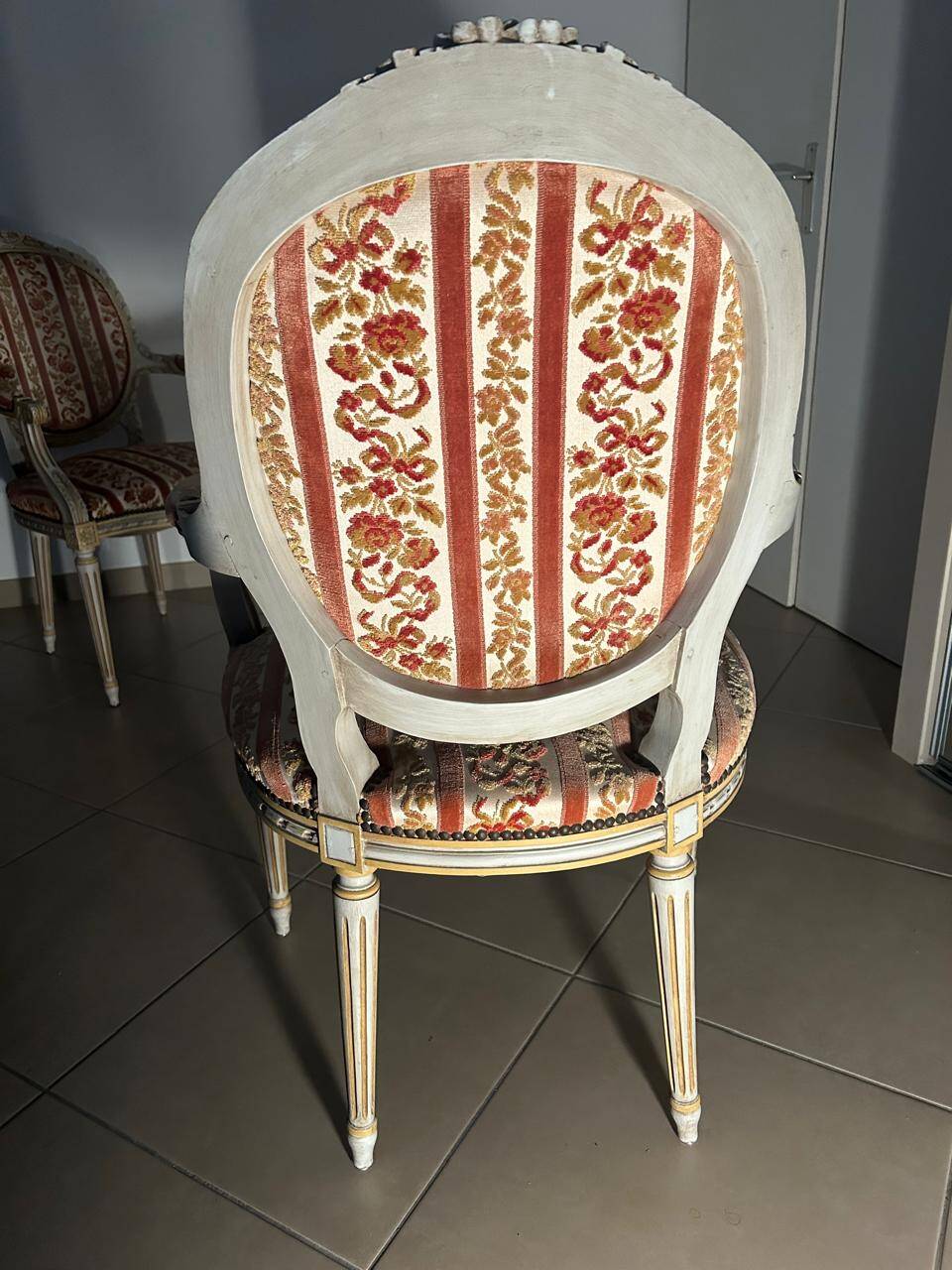 2 Pairs of Louis XVI period armchairs