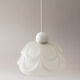 Antique satin glassware pendant lamp