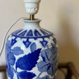 Pied de lampe à poser motif floral