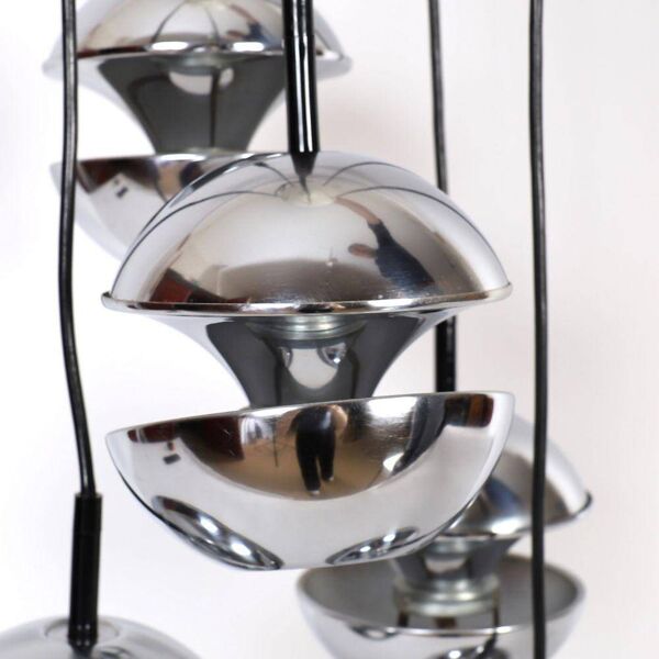 Lustre Space Age Kaiser Leuchten plafonnier 1970 lampe de salon / boule pop art