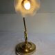 duo de lampe de table en métal doré