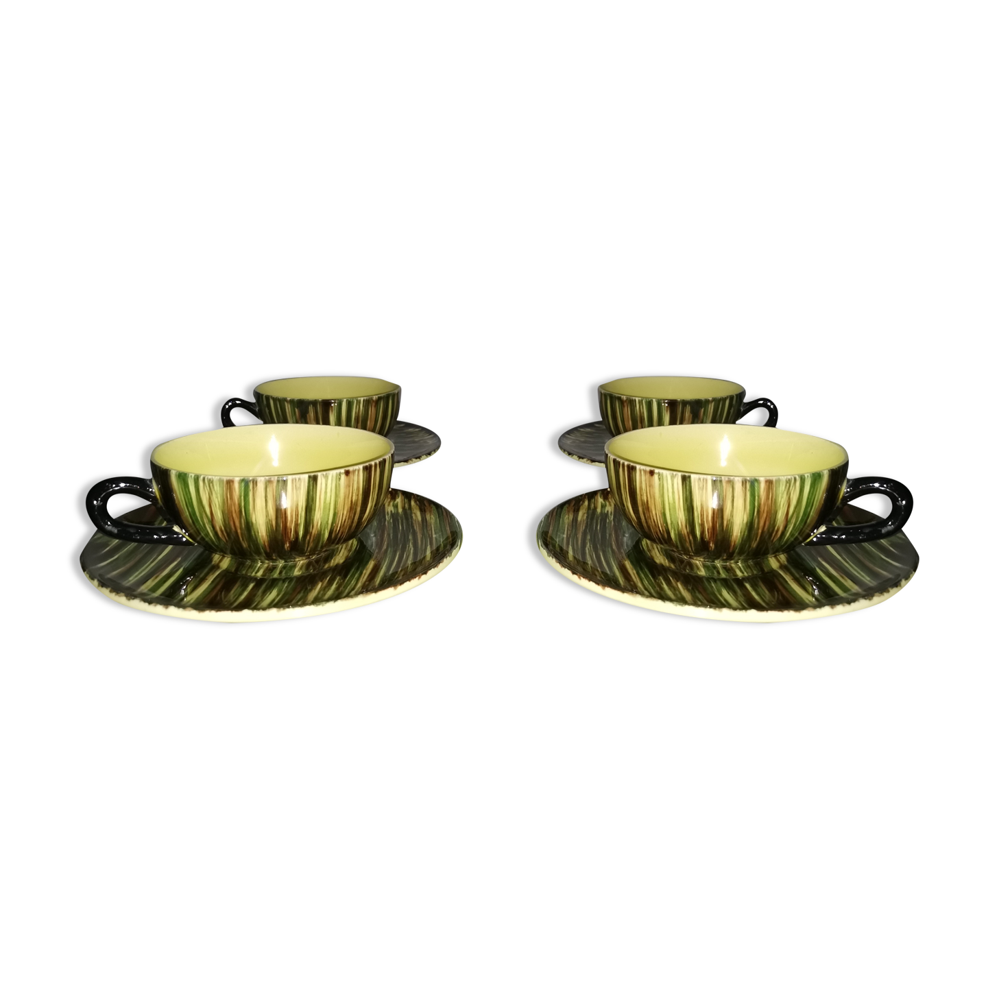 Lot 4 cups coffee St Clément