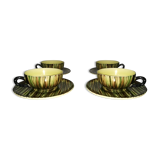 Lot 4 cups coffee St Clément