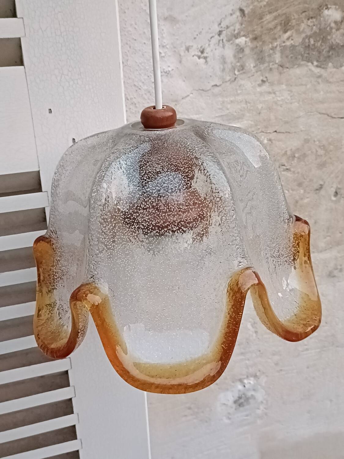 Suspension verre soufflé de Murano, 50'